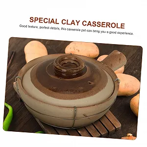 Горшок для супа BESTYASH керамический 0,5 л с отверстиями для пара synthetic.ua - Фото 1