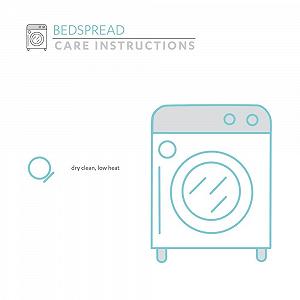 Покривало Lush Decor Спідниця з оборками, 3 предмети, King, білий synthetic.ua - Фото 1