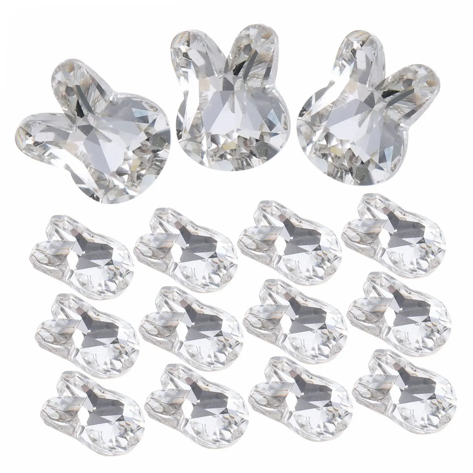 Прикраси для нігтів Кролик 60 шт, кристали, діаманти, фото №3 Прикраси для нігтів Кролик 60 шт, кристали, діаманти, фото №3