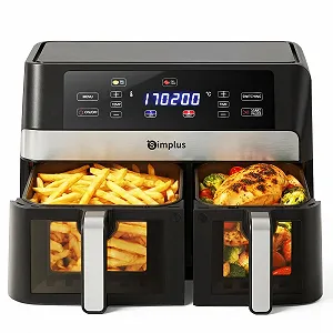 Купити Мультипіч SIMPLUS 10 L Double Basket 11 програм 1800 W LCD Touch Screen - Фото 1 Мультипіч SIMPLUS 10 L Double Basket 11 програм 1800 W LCD Touch Screen - Фото 1