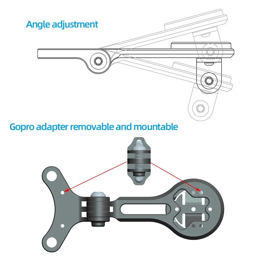 Крепление для велокомпьютера Cestbon Out Bicycle Handlebar Stem, фото №3