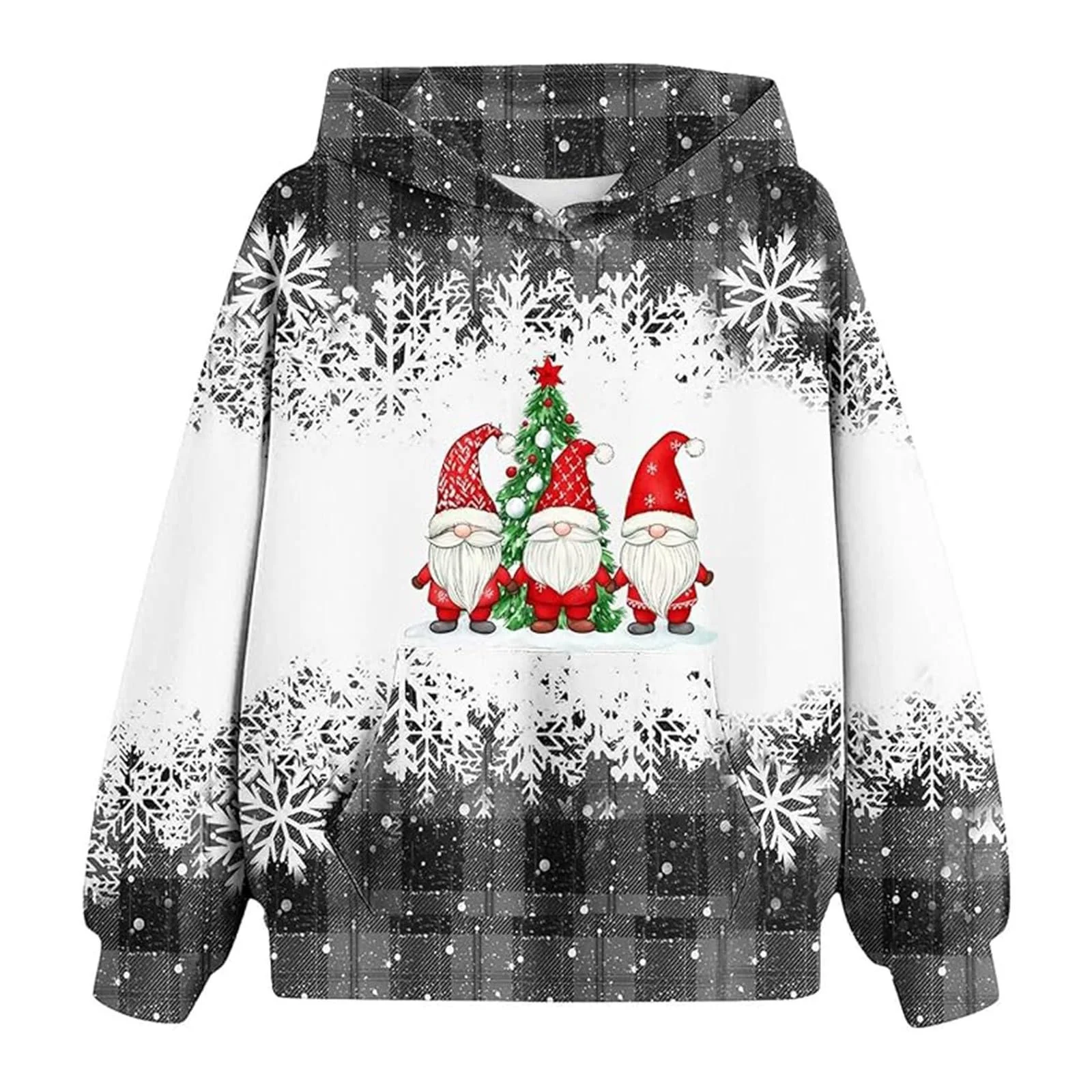 Різдвяний світшот Толстовка Snowman для хлопчиків, зимова, з довгими рукавами, тепла та зручна, фото №2