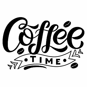 Наклейка на стіну WANDKIND Coffee Time 50 x 32 cm Глиняний коричневий synthetic.ua - Фото 1