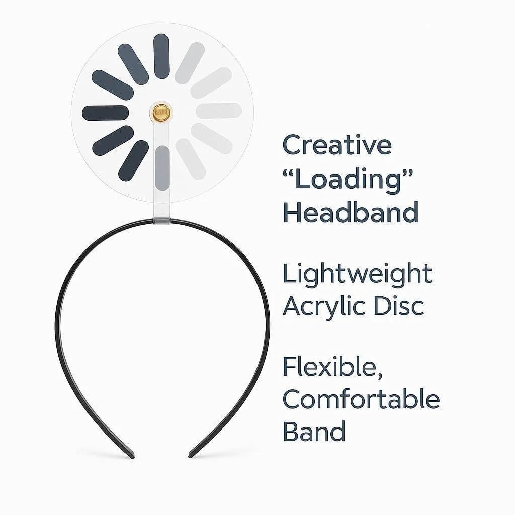 Обруч для волос Funny Creative Loading, фото №1
