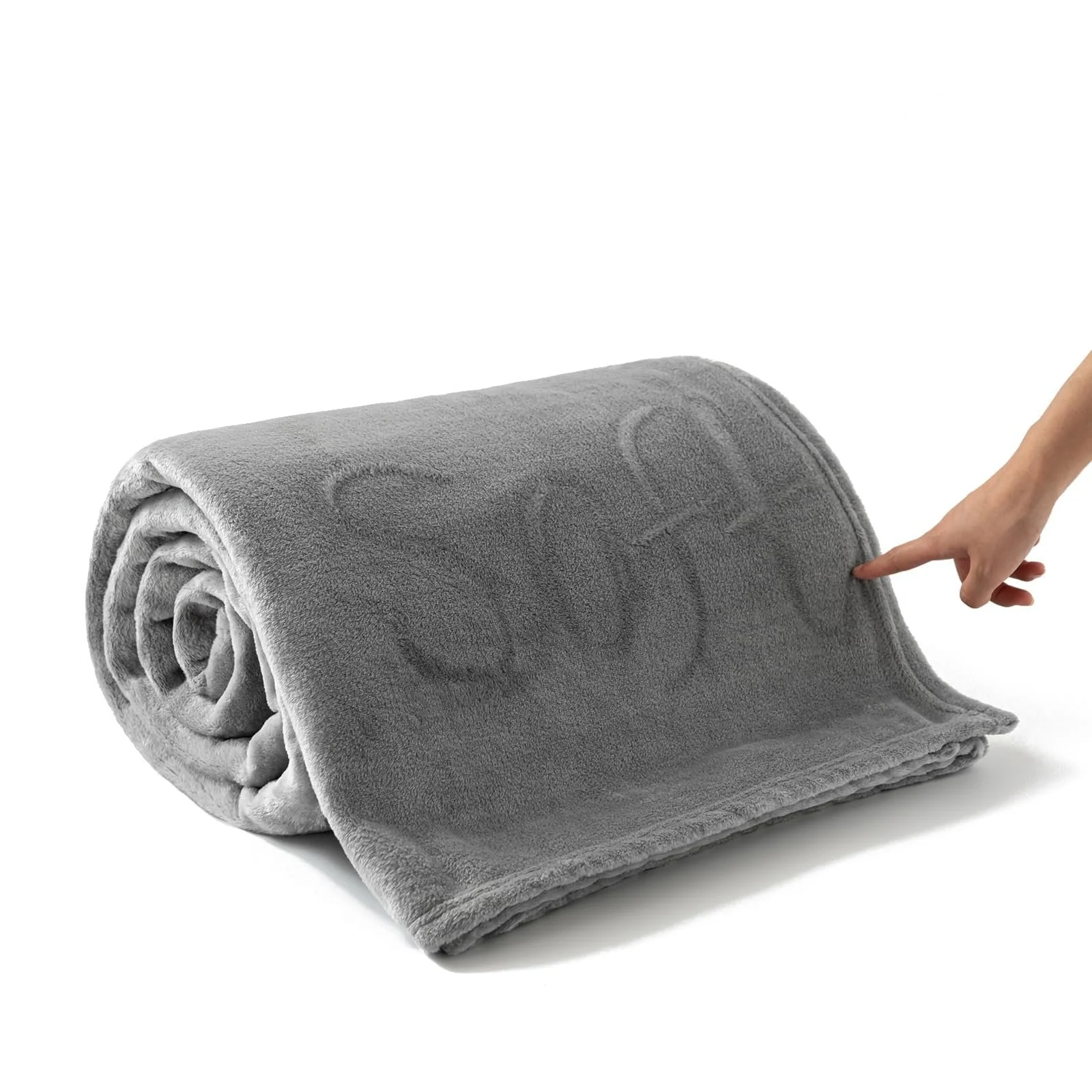 Покривало Good Nite М'яка Флісова 230 x 270 см Сіра, фото №2 Покривало Good Nite М'яка Флісова 230 x 270 см Сіра, фото №2