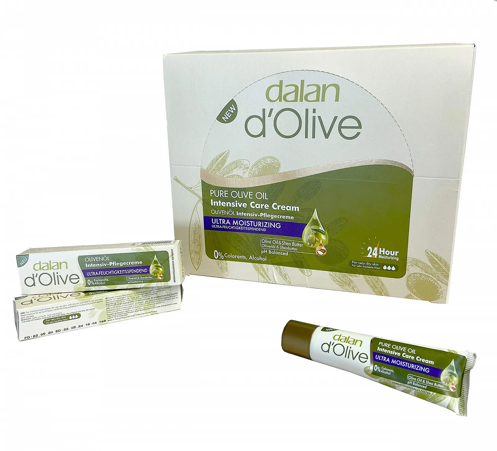 Крем для рук Dalan d'Olive Intensive, набір (36 x 20 мл) Новий дизайн, фото №3