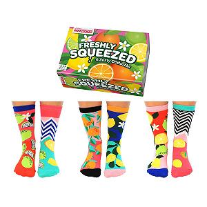 Носки Citrus Fruits Oddsocks Размер 37-42 в наборе 6 штук - Фото 1