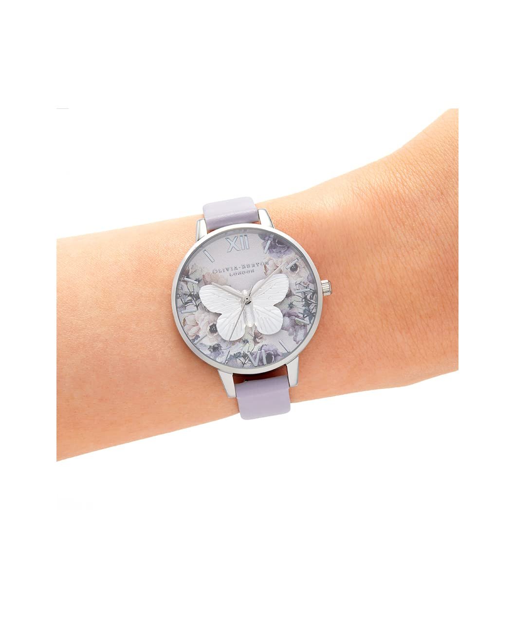 Жіночий аналоговий годинник Olivia Burton Watercolour Florals Collection OB16PP58, рожевий, браслет, фото №4