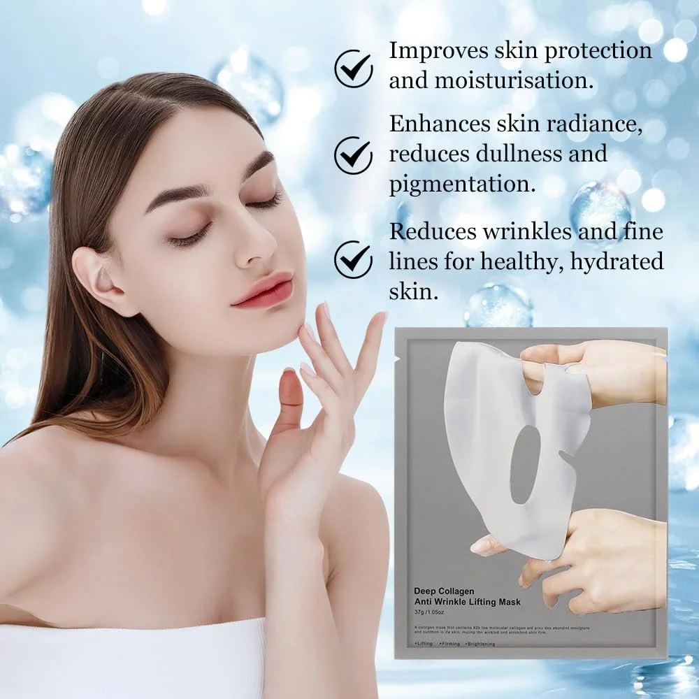 Маска Колагенова WAWJ Набір Масок для Обличчя з Колагеном (4 шт), фото №2