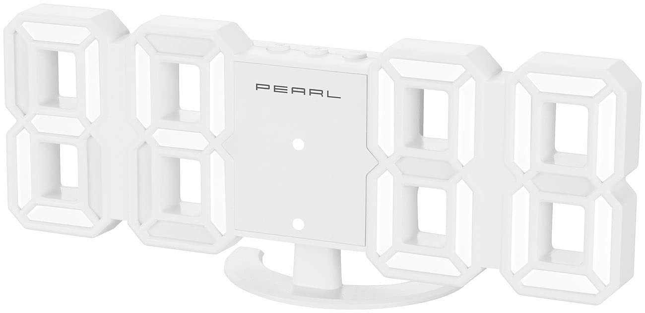 Годинник Настільний/Настінний Lunartec LED, USB, 7-сегментні цифри, 2 кольори, фото №3