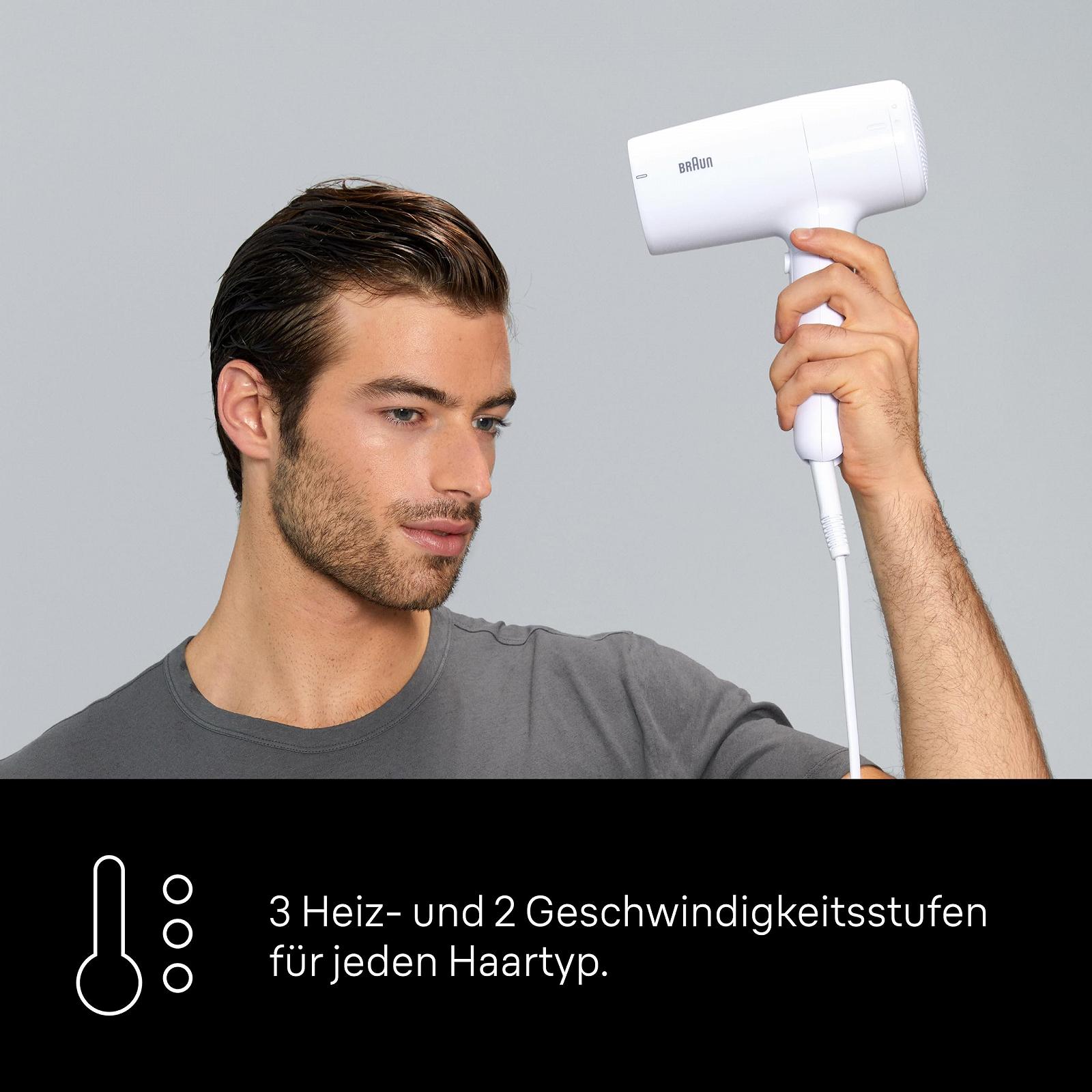 Фен Braun HD2.1 2100 Вт с насадкой белый, фото №6