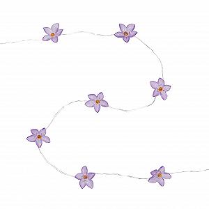 Гирлянда Lights4fun 20 LED Micro Fairy Flowers Теплый белый synthetic.ua - Фото 1