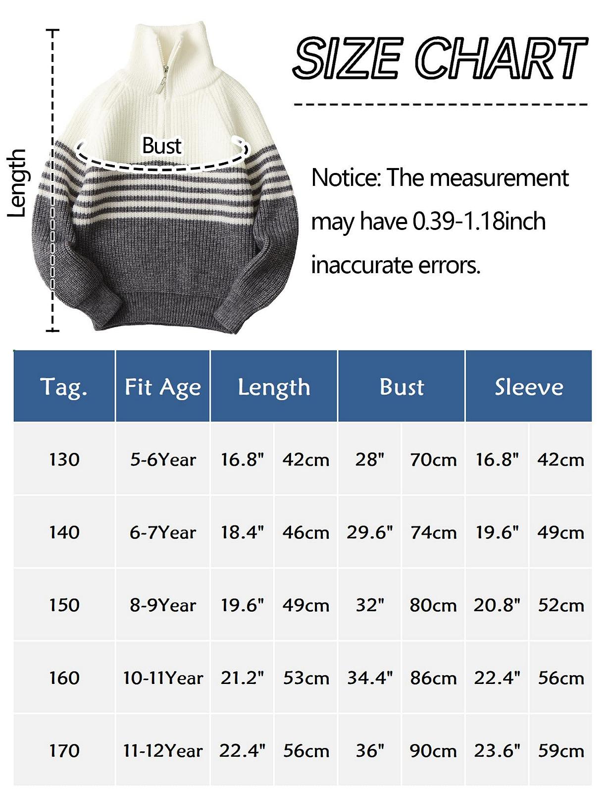 Джемпер Happy Cherry Вязаный в полоску Зимний для мальчиков Водолазка Длинный рукав 120-170 см, фото №6