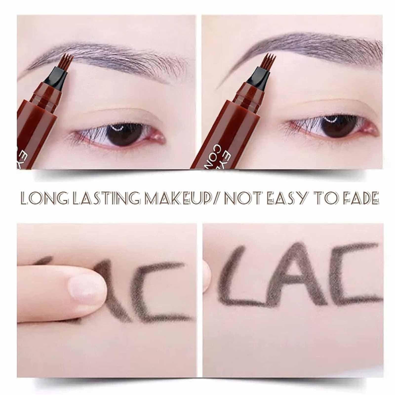 Олівець для брів Glowly Secret Waterproof Taupe Brown, фото №4