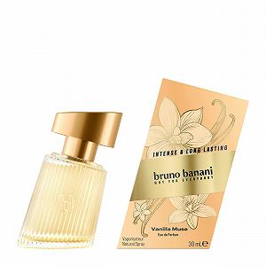 Парфумована вода bruno banani Vanilla Muse Фруктовий бурштиновий аромат з білими квітами, персиком і ваніллю Інтенсивний, стійкий і спокусливо жіночний, 30 мл synthetic.ua - Фото 1