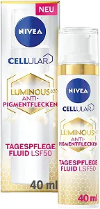 Денний флюїд для обличчя NIVEA Cellular Luminous 630 зволожувальний проти пігментних плям SPF 50 40 мл - Фото 1