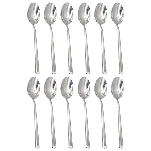 Ложка десертная Argon Tableware Tondo 21 см, нержавеющая сталь, набор 12 шт - Фото 1