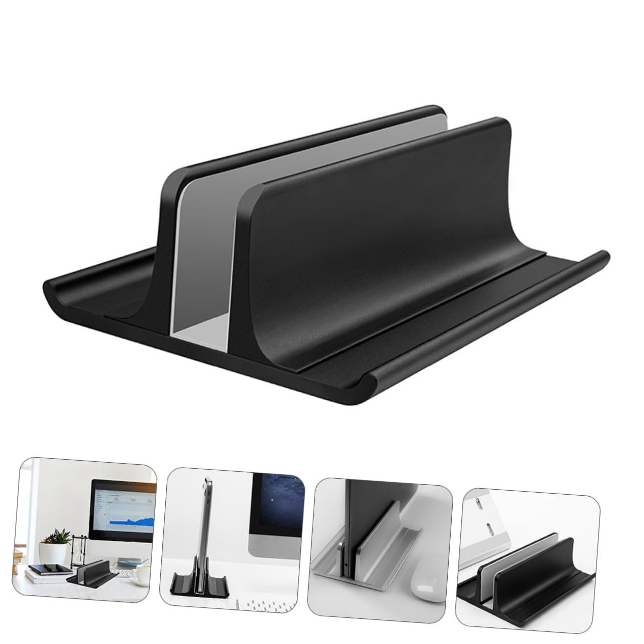 Підставка Тип Алюміній Регульована по висоті Охолоджуюча з нековзною силіконовою накладкою для економії місця в офісі, фото №8