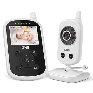 Відеоняня GHB 2.4 дюйми 2.4 GHz Night Vision 2-Way Audio 2X Zoom - Фото 1