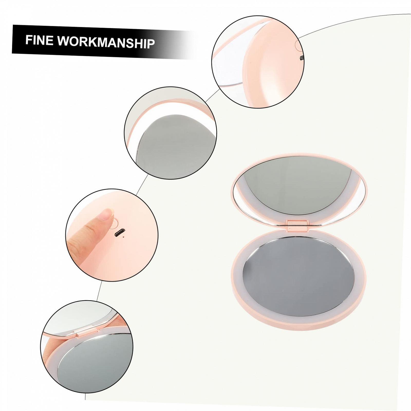 Зеркало Angoily Mini Mirror с подсветкой для макияжа, фото №6