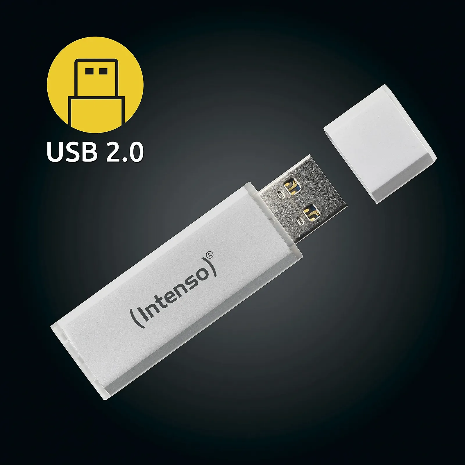 USB-флеш-накопичувач Intenso Alu Line 32 GB USB 2.0 Silver, фото №3