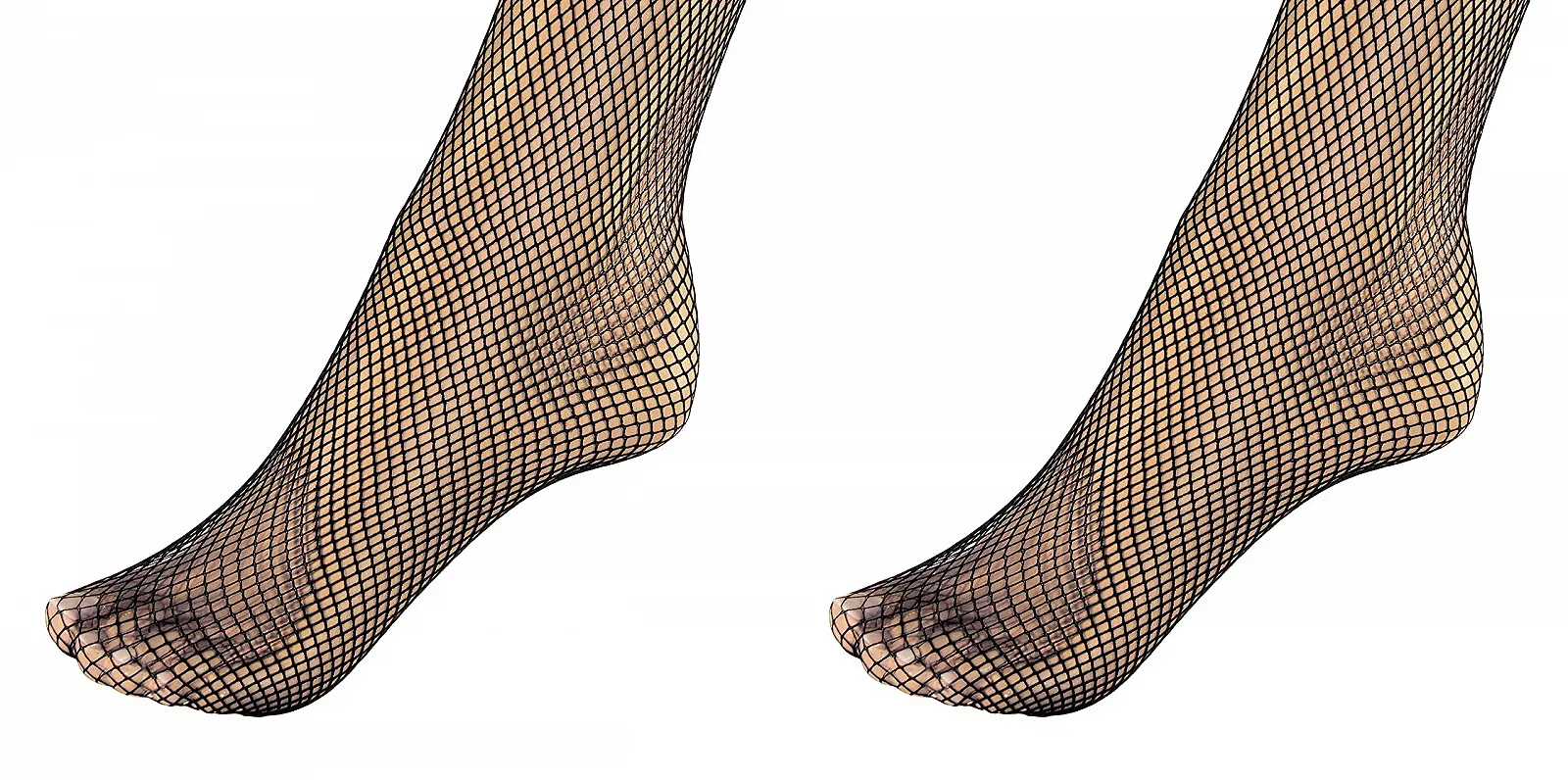 Панчохи Sesto Senso Fishnet до колін, дрібна сітка, 2 пари, фото №5