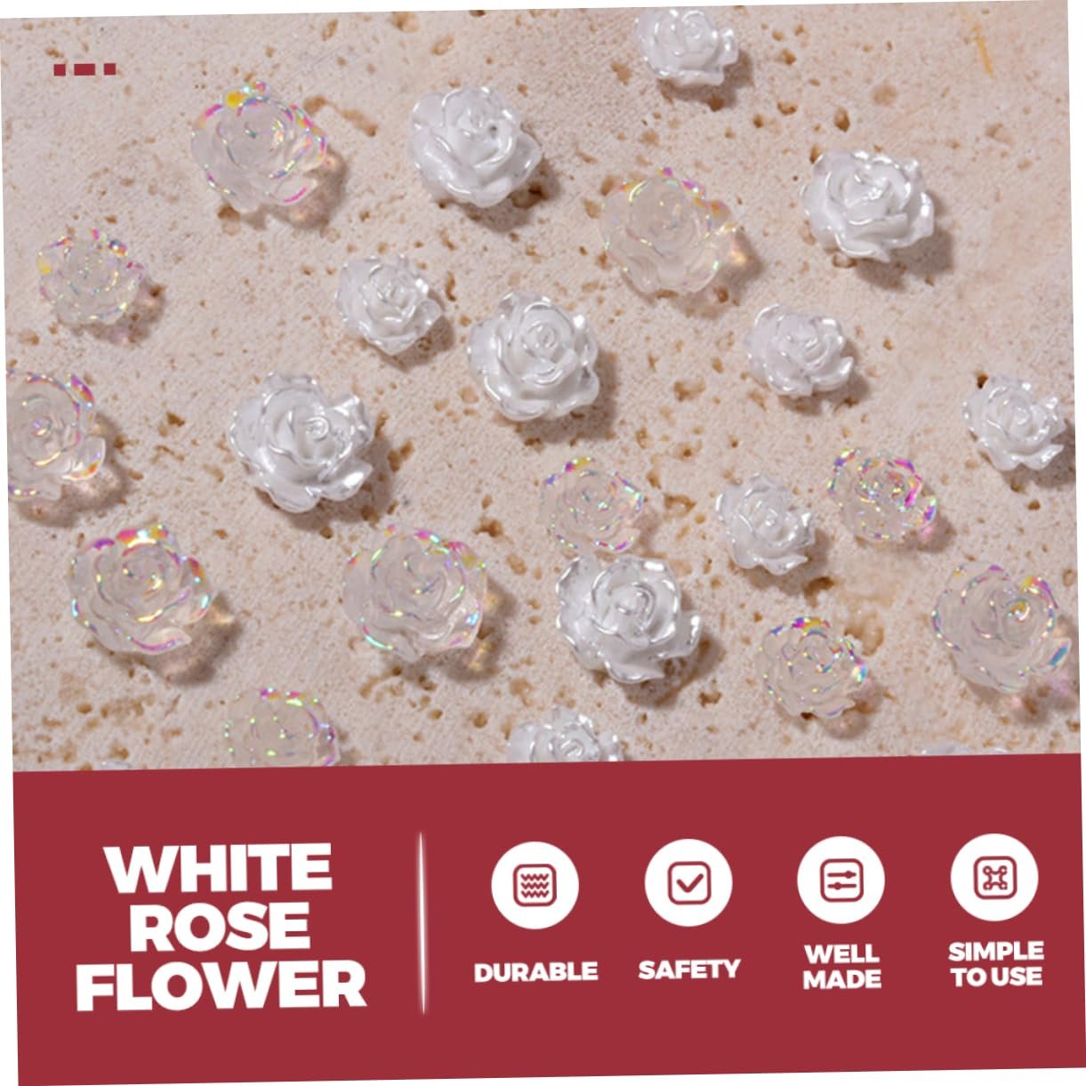 Цветы PLAFOPE 2 коробки Аксессуары для ногтей Украшения для ногтей Материалы для ногтей Украшения для ногтей с мелкими деталями 3D Цветы для ногтей Украшения для ногтей DIY Украшения для маникюра Подвески для ногтей Смола, фото №7