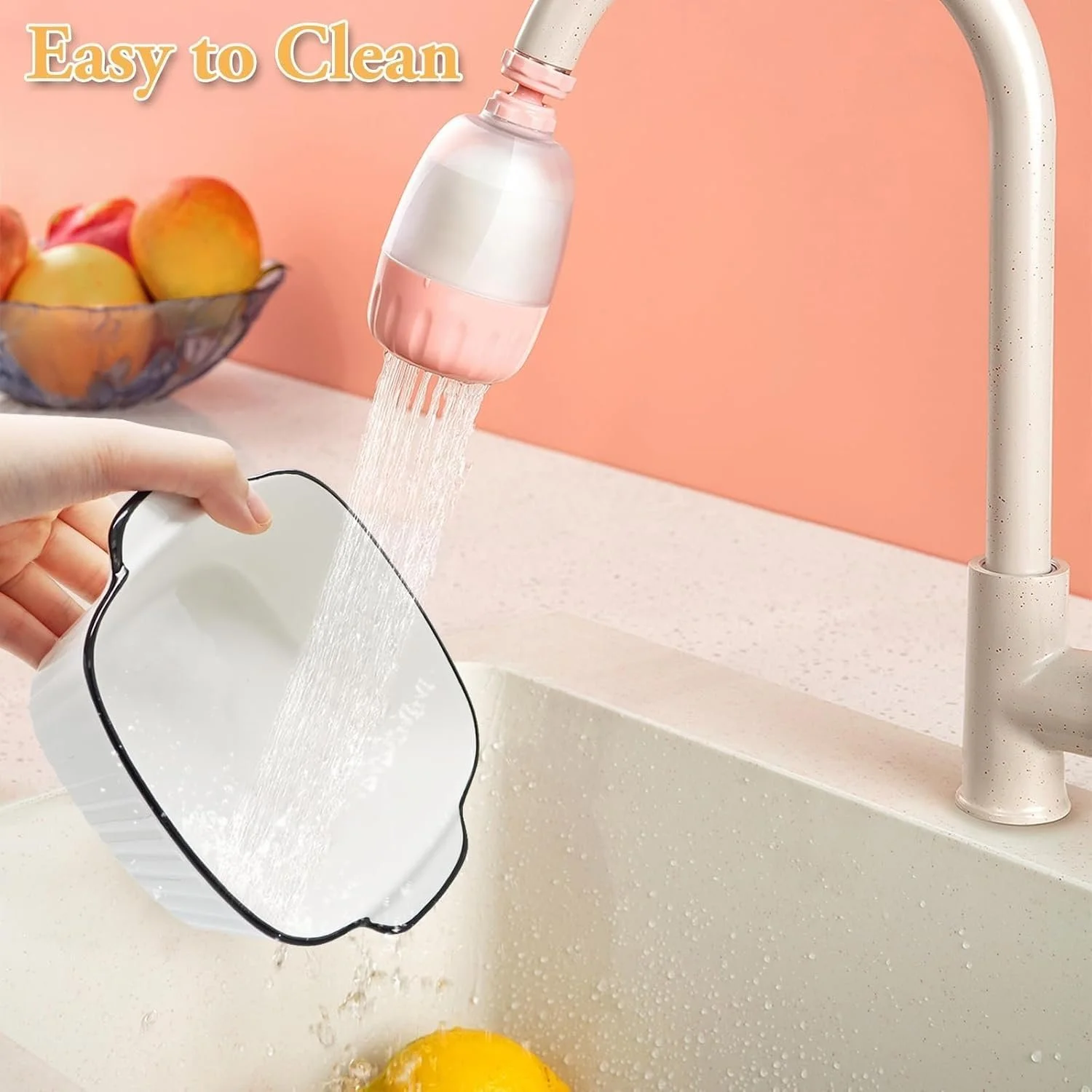 Набор форм для запекания керамических 4 шт. квадратные 14,7 см с ручками черно-белые, фото №6