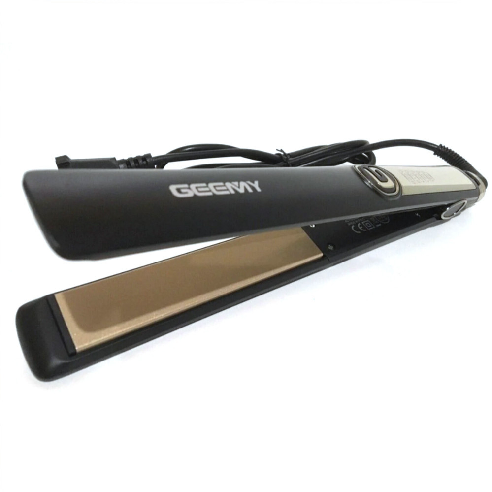 Плойка утюжок выпрямитель для волос Geemy GM-416 с керамическим покрытием черный, фото №3 Плойка утюжок выпрямитель для волос Geemy GM-416 с керамическим покрытием черный, фото №3