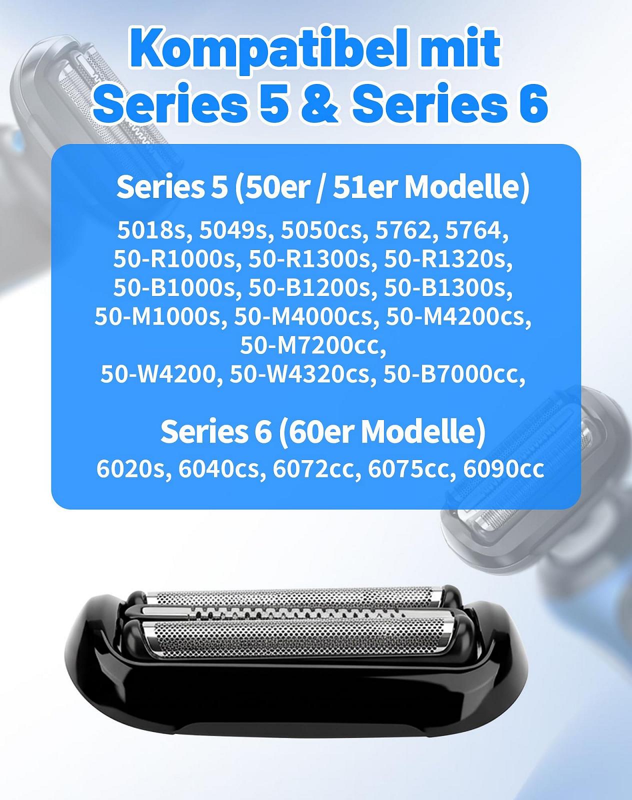 Сменная бритвенная головка 53B для Braun Series 5 и 6 5050CS 5049S 5018S 5762 5764 6040CS 6075CC 5035S 6020S, фото №2 Сменная бритвенная головка 53B для Braun Series 5 и 6 5050CS 5049S 5018S 5762 5764 6040CS 6075CC 5035S 6020S, фото №2