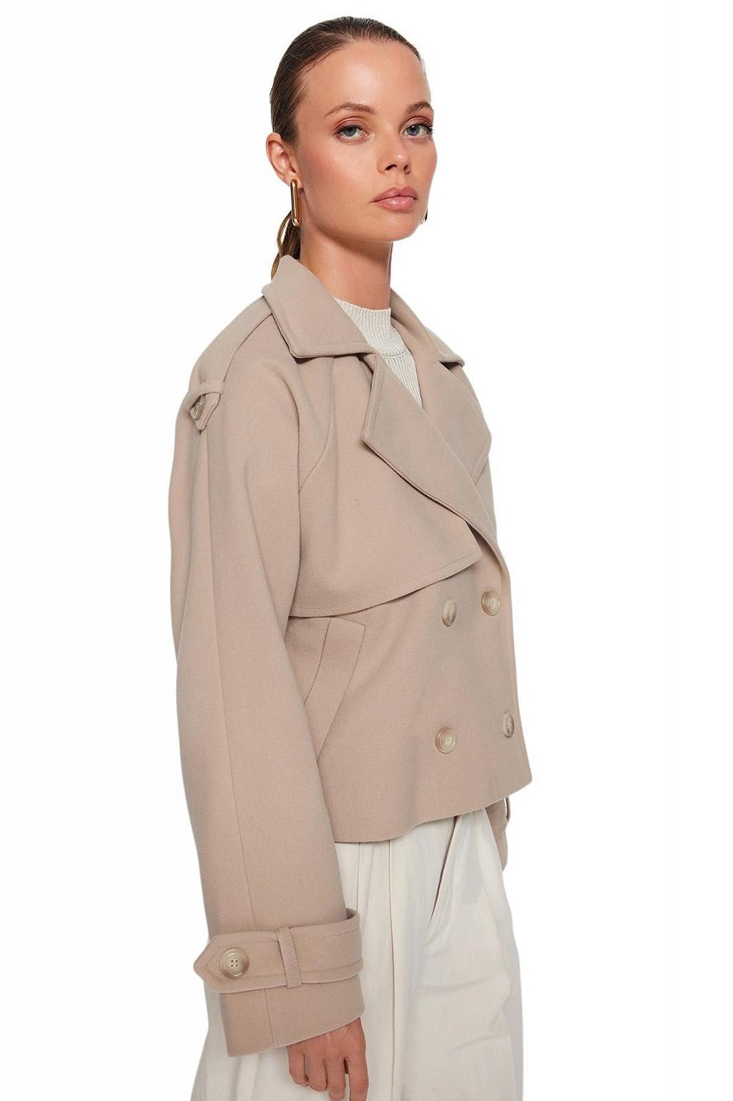 Пальто TRENDYOL Пряме, фото №3