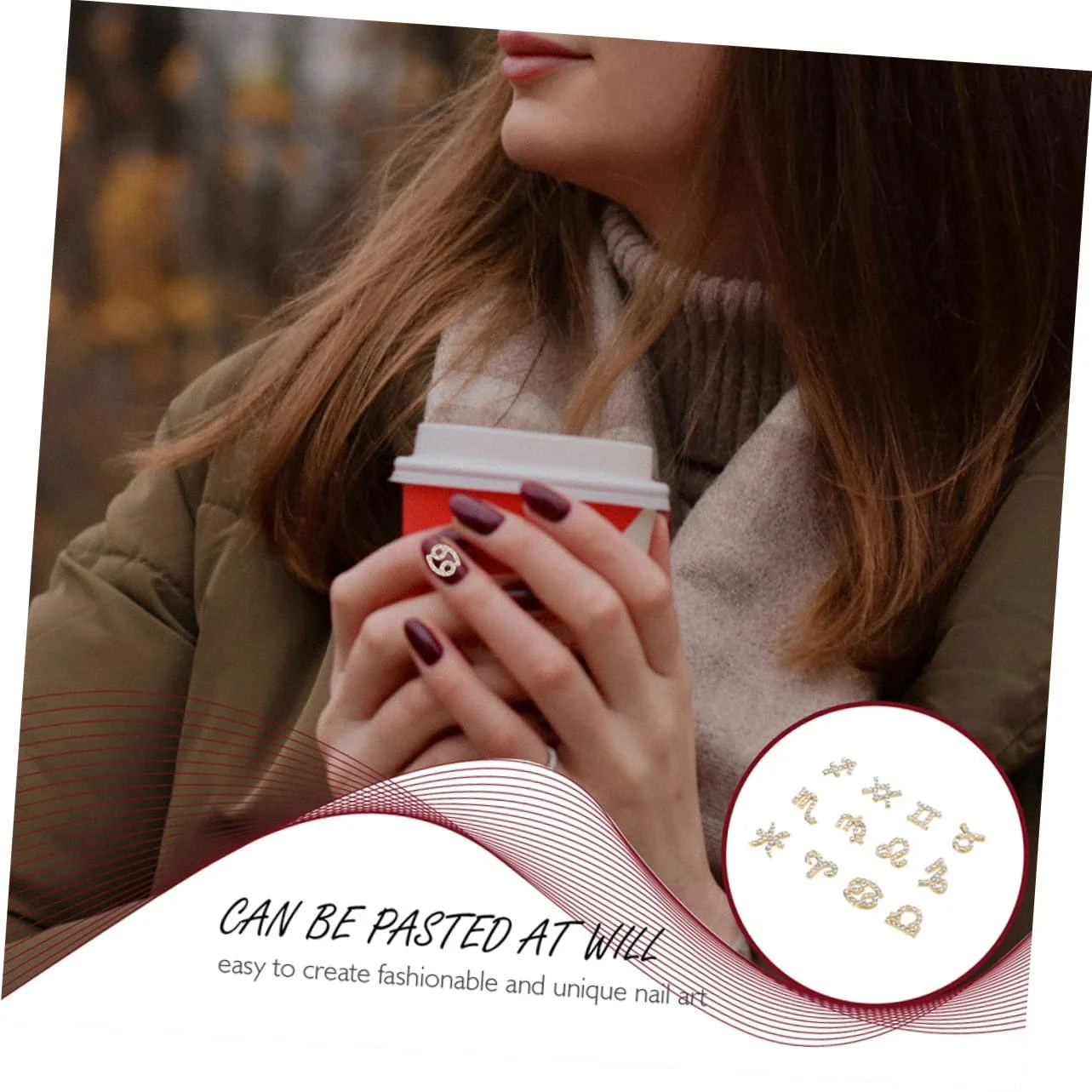 Дванадцять знаків зодіаку MERRYHAPY 48 шт. Дизайн зі стразами, фото №8 Дванадцять знаків зодіаку MERRYHAPY 48 шт. Дизайн зі стразами, фото №8