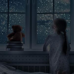 Настінна наклейка Goodnight Sheep Рахування овечок 144 штуки Світяться в темряві synthetic.ua - Фото 1