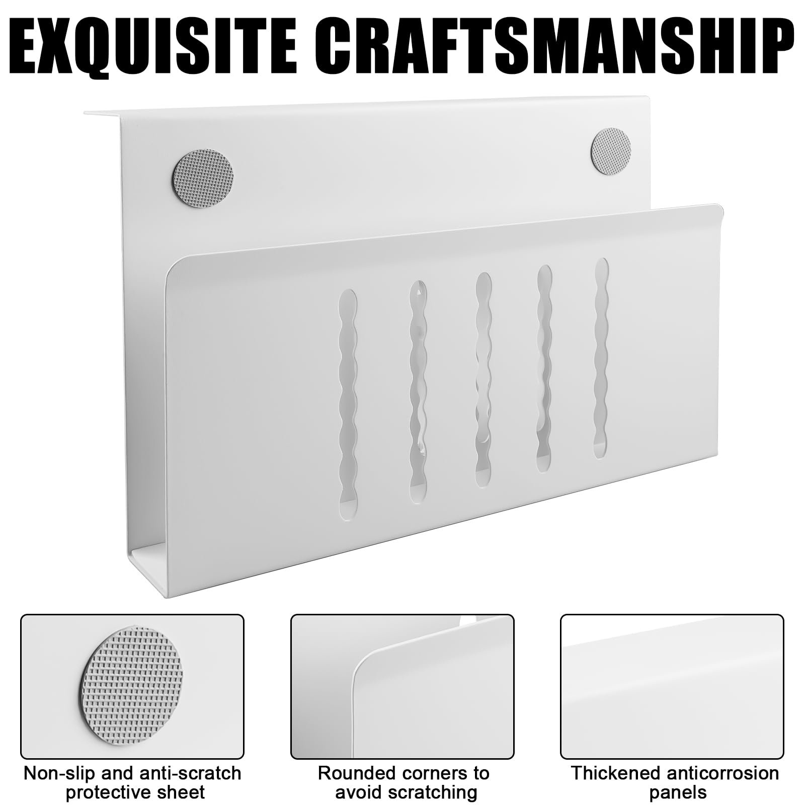 Настенный органайзер для ноутбука, крепится сбоку стола. Держатель для ПК. Для дома и офиса., фото №3 Настенный органайзер для ноутбука, крепится сбоку стола. Держатель для ПК. Для дома и офиса., фото №3