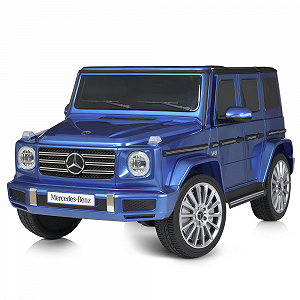 Дитячий електромобіль Mercedes з музикою та пультом дистанційного керування M 5028EBLR-4 Синій - Фото 1