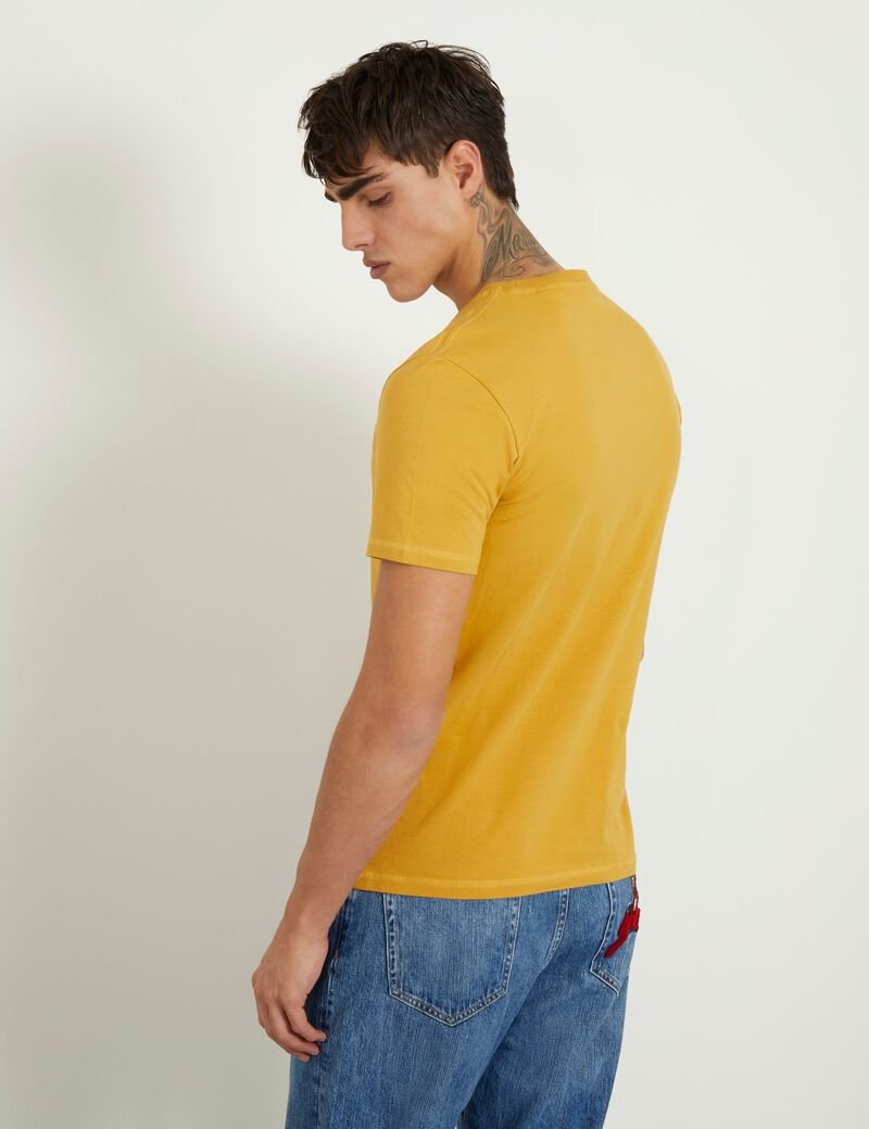 Мужская футболка Guess Jeans, оранжевая, L, фото №3 Мужская футболка Guess Jeans, оранжевая, L, фото №3