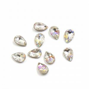 Стрази Краплеподібні XYWHPGV 10 шт Білий - Фото 1