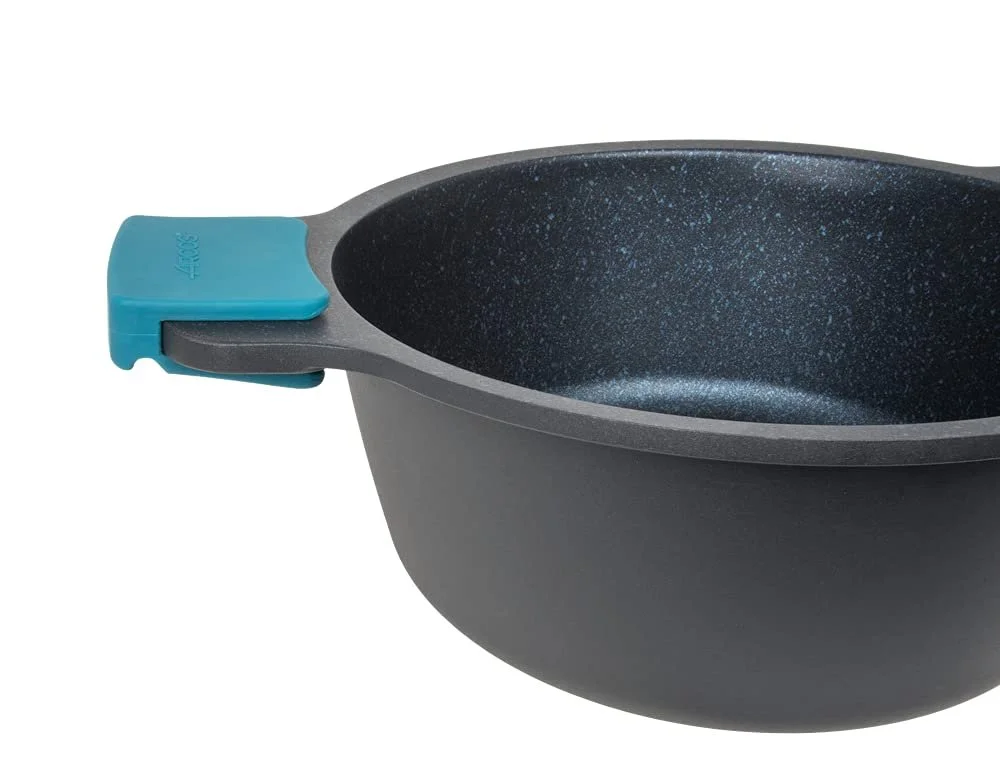 Каструля Arcos Thera Антипригарна 32 см 9,3 л Литий алюміній Чорна та синя, фото №6