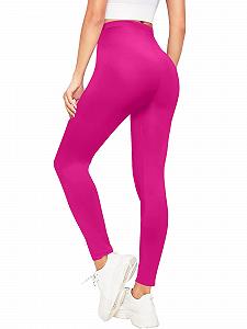 Легінси Love My Fashions Однотонні Жіночі Для йоги Фітнес Біг Тренувальні Еластичні Колготки Безшовні Легінси Спортивні Повсякденний Одяг Розмір S M L XL - Фото 1