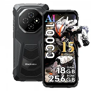 Смартфон Blackview Fort 1 18/256GB 10000 мАч 6.56" Чёрный - Фото 1