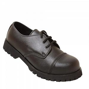 Ботинки Boots & Braces 3-Hole Vegan черные - Фото 1