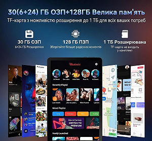 Планшет 11.5" Full HD Ainmel G9A 6+24/128Gb 8 ядер Android 15 8400 mAh Чорний ціна на synthetic.ua - Фото 1 Планшет 11.5" Full HD Ainmel G9A 6+24/128Gb 8 ядер Android 15 8400 mAh Чорний synthetic.ua - Фото 1