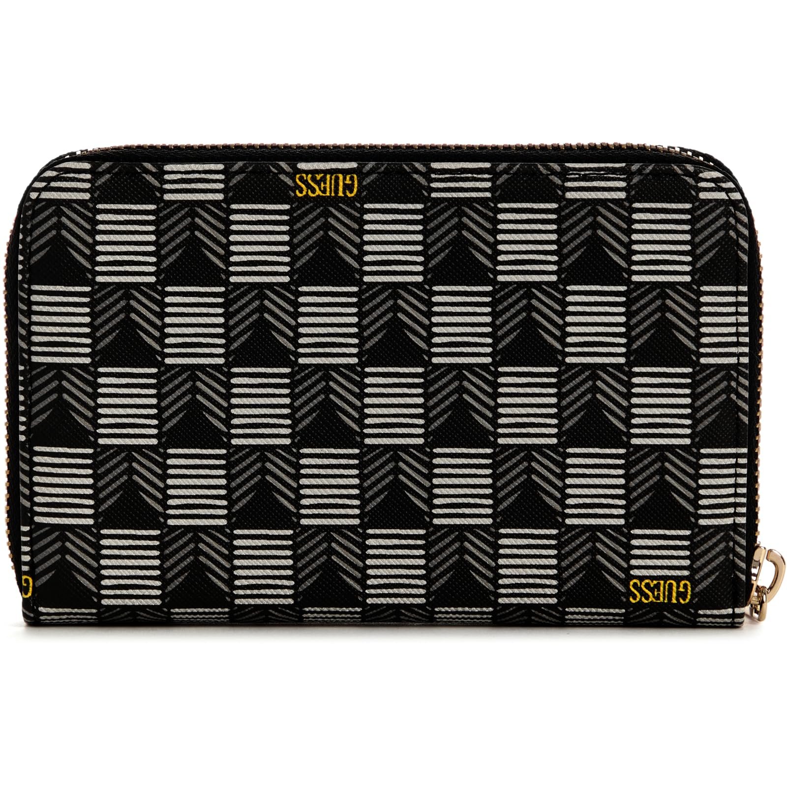 Кошелек GUESS G Wave SLG Medium Zip Around Черный Логотип, фото №2