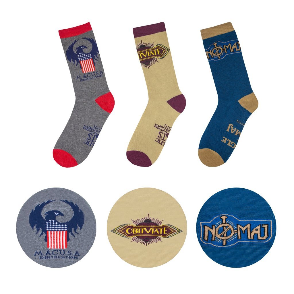 Носки Harry Potter Fantastic Beasts Macusa Комплект из 3 Разноцветный 36-40, фото №1