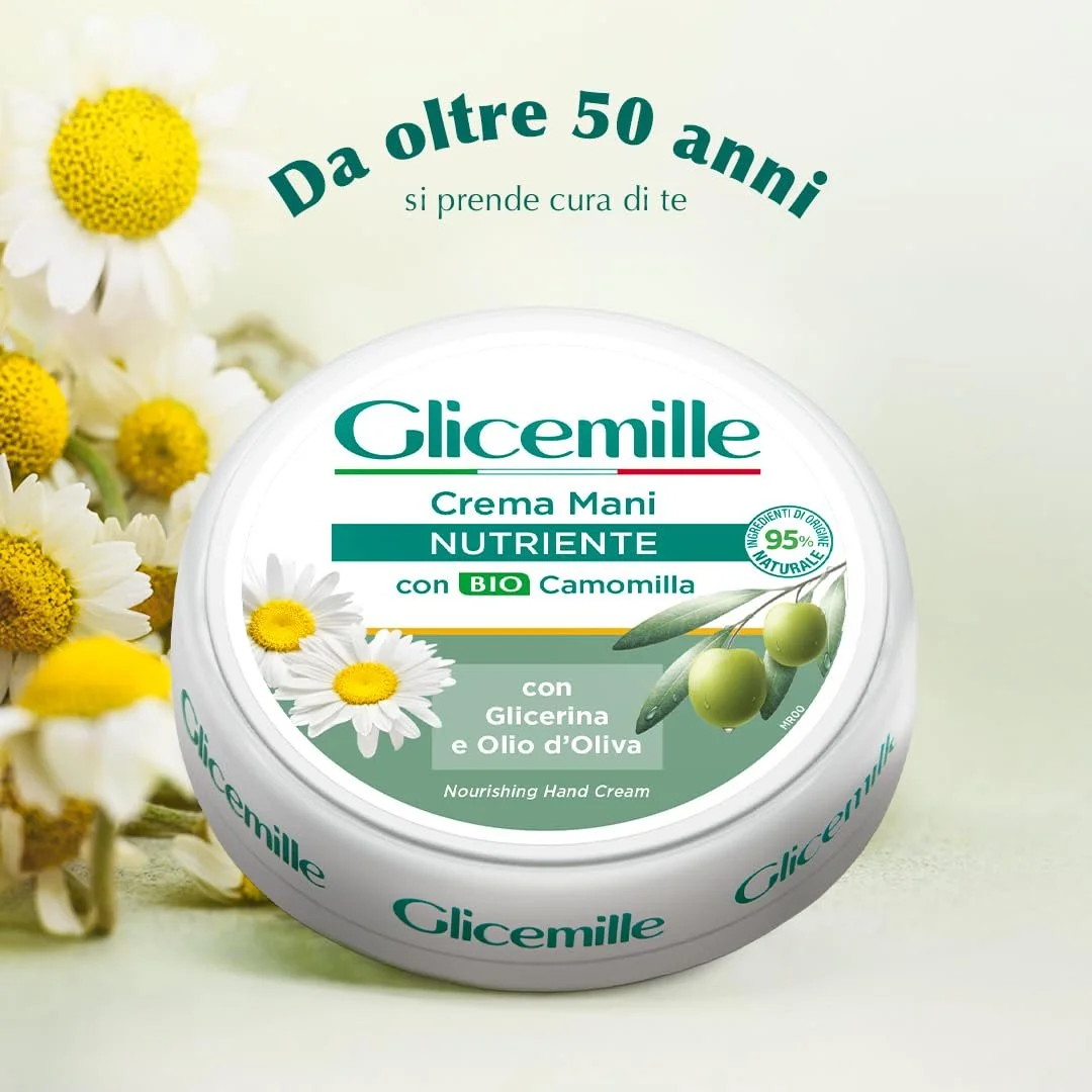 Крем для рук GLICEMILLE Живильний з гліцерином та оливковою олією 100мл, фото №2
