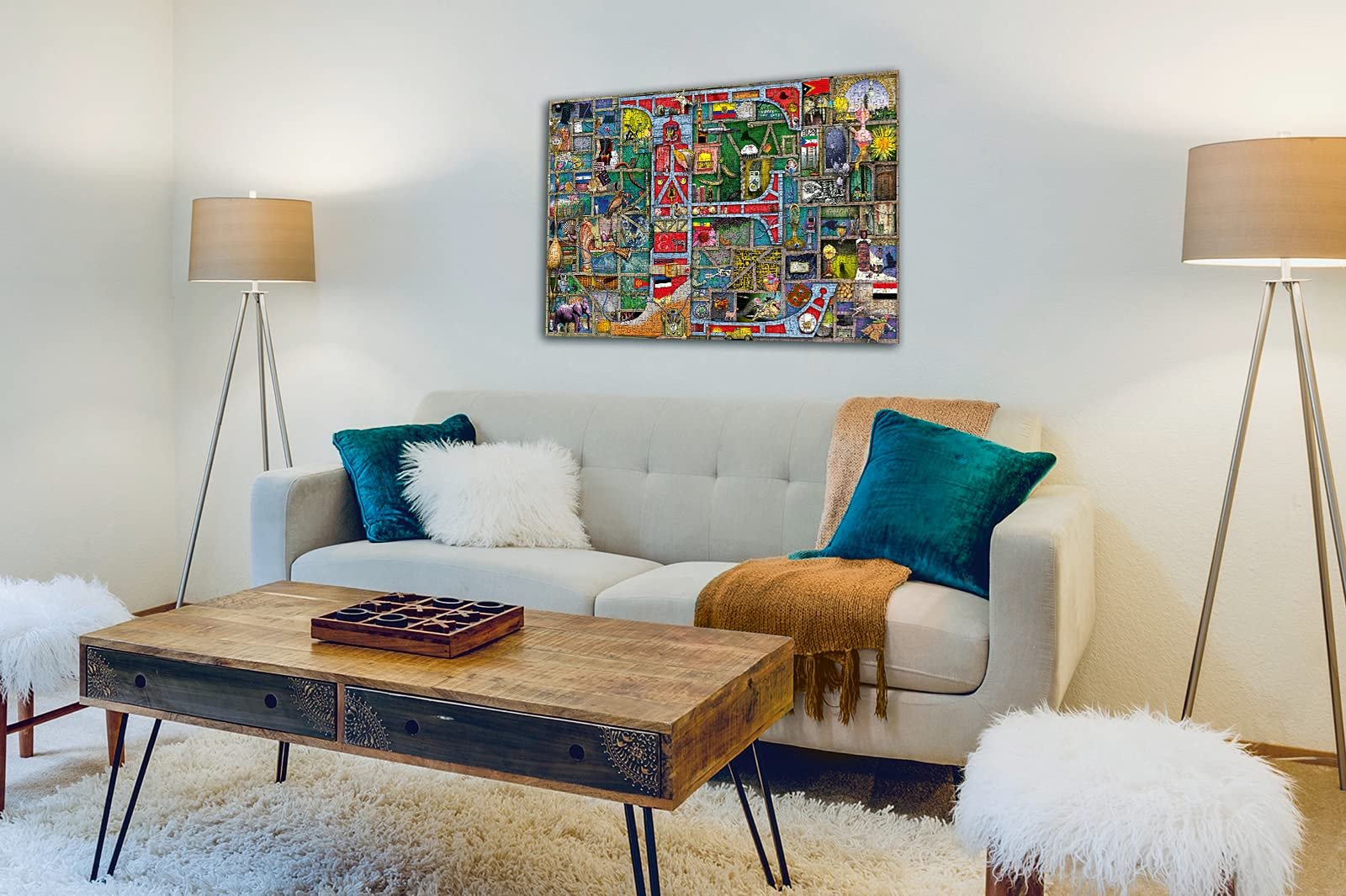 Пазл Ravensburger Awesome Alphabet Colin Thompson Awesome Alphabet E 1000 деталей, фото №5