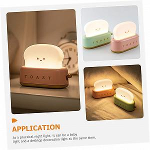 Лампа OSALADI Life Warm Toaster Rechargeable Light USB synthetic.ua - Фото 1