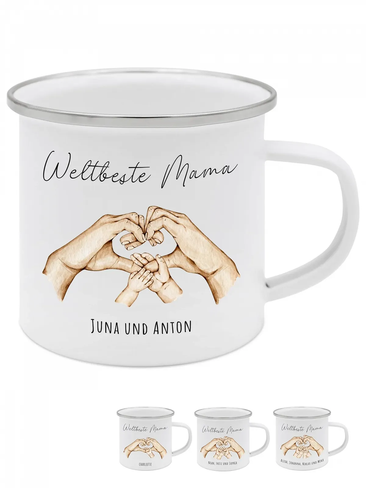 Персоналізована Емальована Кружка для Дітей з Високоякісним Спеціальним Принтом, фото №1 Персоналізована Емальована Кружка для Дітей з Високоякісним Спеціальним Принтом, фото №1