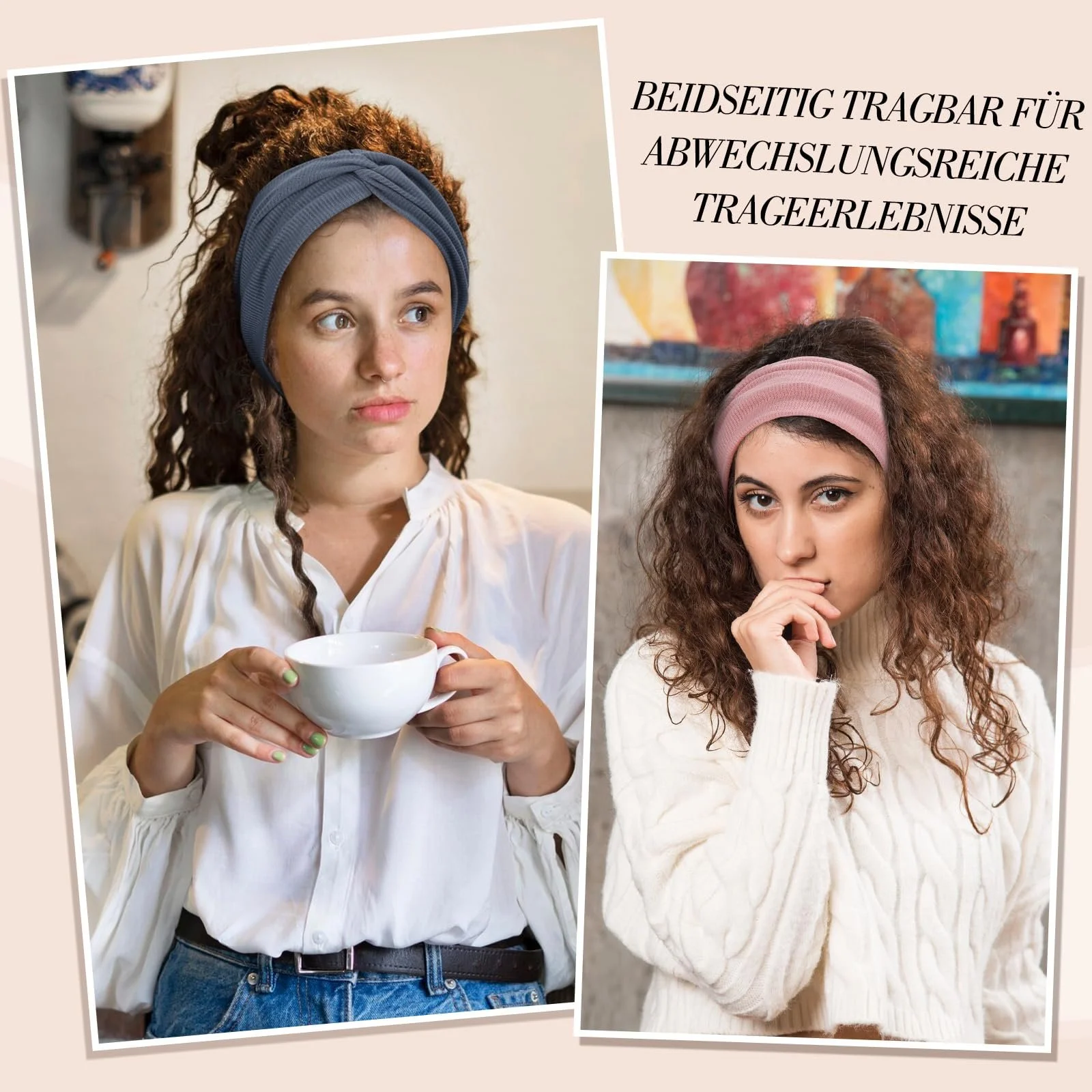 Пов'язка на голову Жіноча Еластична, фото №6