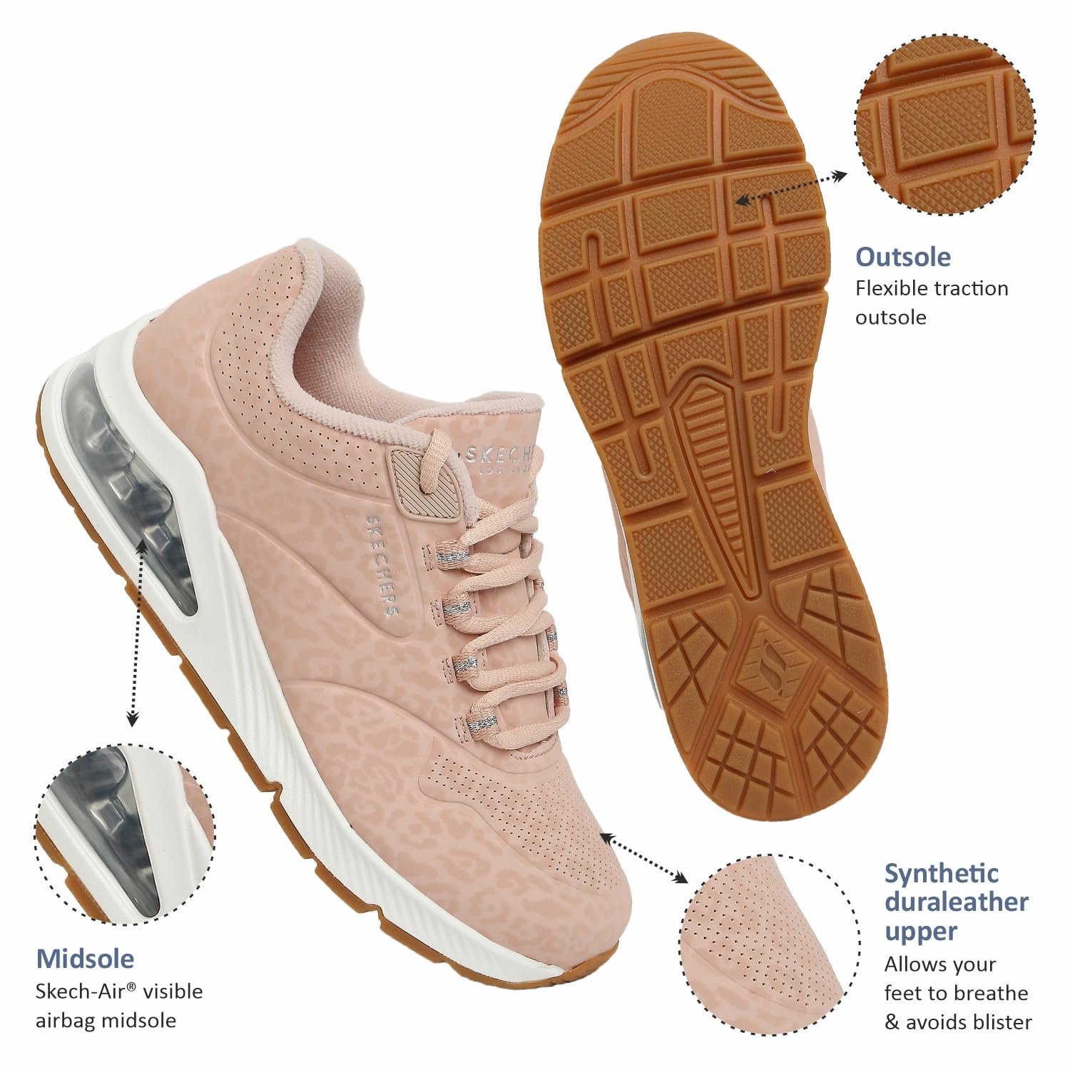 Кросівки Skechers UNO 2-In-Kat-Neato жіночі, фото №4
